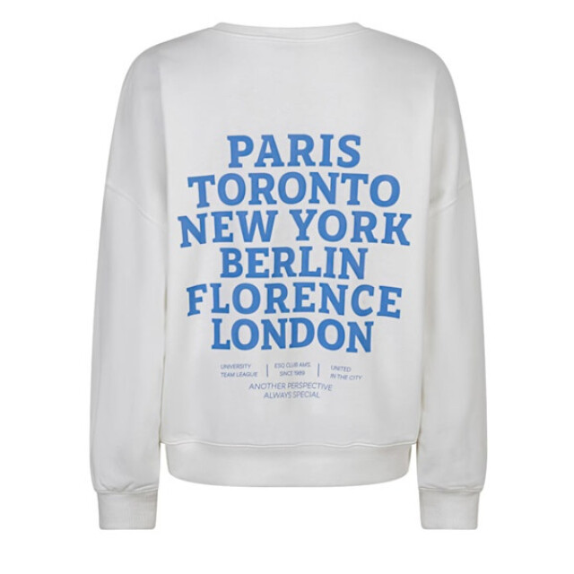 Esqualo Sweater sp26-05019 offwhite/blue SP26-05019 - Offwhite/Blue large