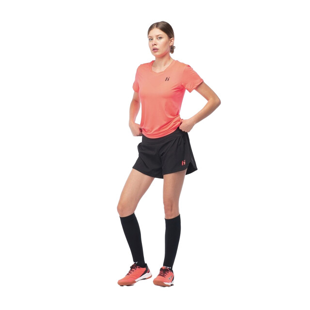 Huari Dames elme korte broek UTIG5394_blackfierycoral large