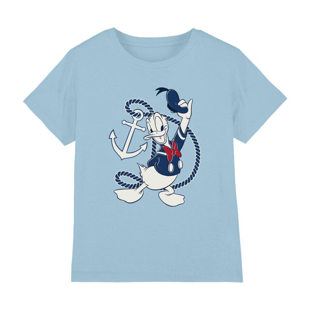 Disney Kinderen/kinderen donald duck anker t-shirt UTTV30557_lightblue large
