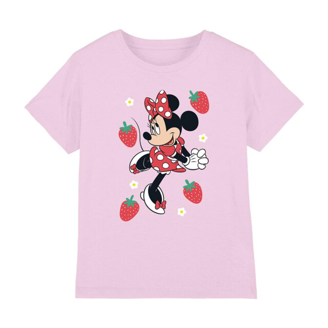Disney Kinderen/kinderen minnie mouse aardbei t-shirt UTTV30560_pink large