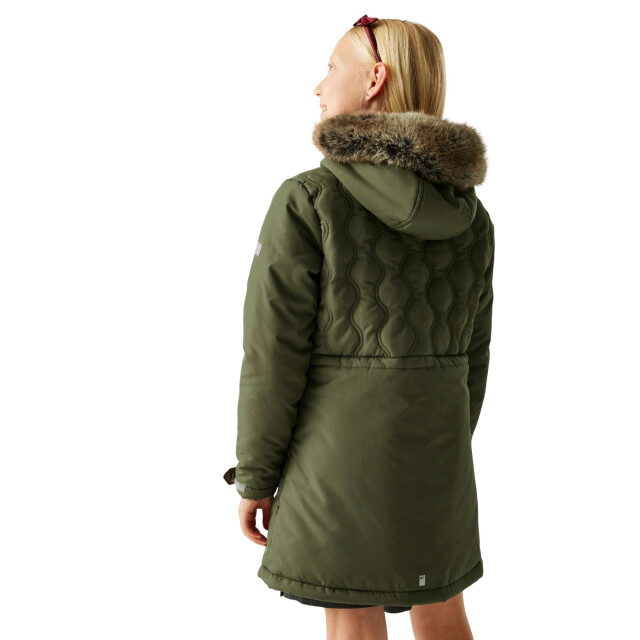 Regatta Kinder/kids fabrizia ii gewatteerde jas UTRG12102_olivenight large