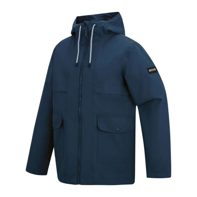 Regatta Dames orlea floral waterdichte jas UTRG12626_navy large