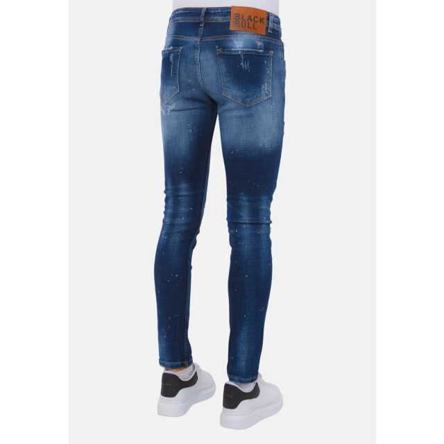 Local Fanatic Paint splatter ripped jeans slim fit LF-DNM-1075 large