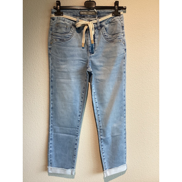 Geisha Helen slim fit blue denim 4102.35.0012 large