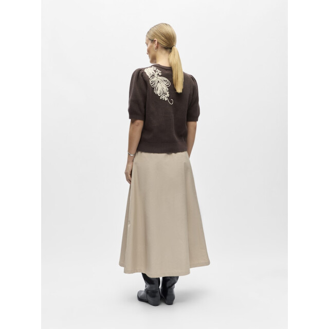 Object objstar s/s re knit pullover 143 23048339 seal brown 06712.849.0009 large