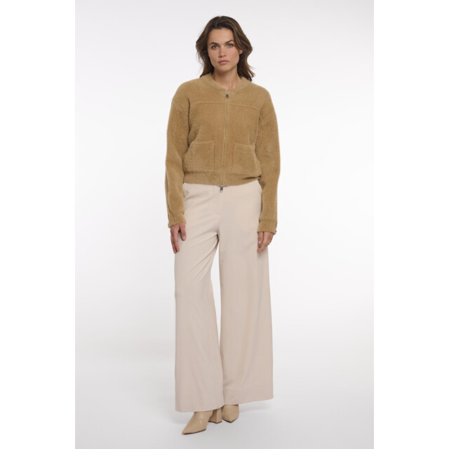 Rino & Pelle short cardigan with zipper closure bento.5002622 11013 burlywood 06111.820.0138 large