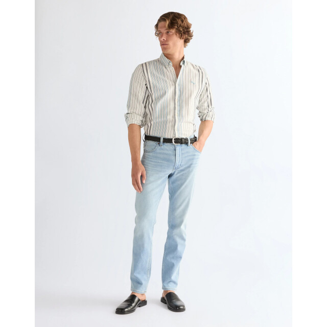 Wrangler Greensboro heren regular straight-fit jeans firelight blue WRANGLER 112378688 Greensboro FirelightBlue large