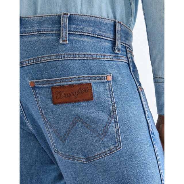 Wrangler Greensboro heren regular straight-fit jeans tabacco ice WRANGLER 112377761 Greensboro TabaccoIce large