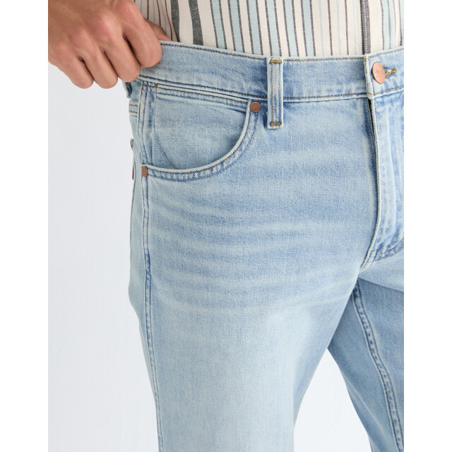 Wrangler Greensboro heren regular straight-fit jeans firelight blue WRANGLER 112378688 Greensboro FirelightBlue large