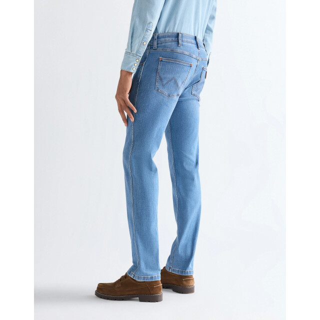 Wrangler Greensboro heren regular straight-fit jeans tabacco ice WRANGLER 112377761 Greensboro TabaccoIce large