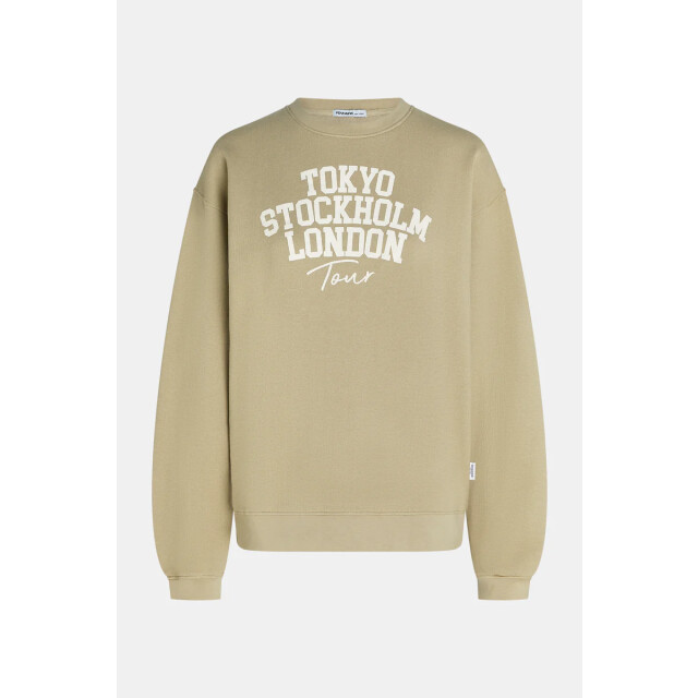 Penn & Ink S26f1827 640-05 penn en ink sweater print pepper ecru S26F1827 640-05 large