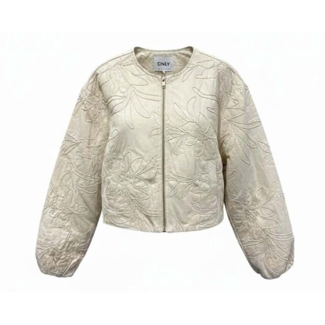 Only Onlisabella emb. bomber jacket otw ecru 4279.03.0011 large