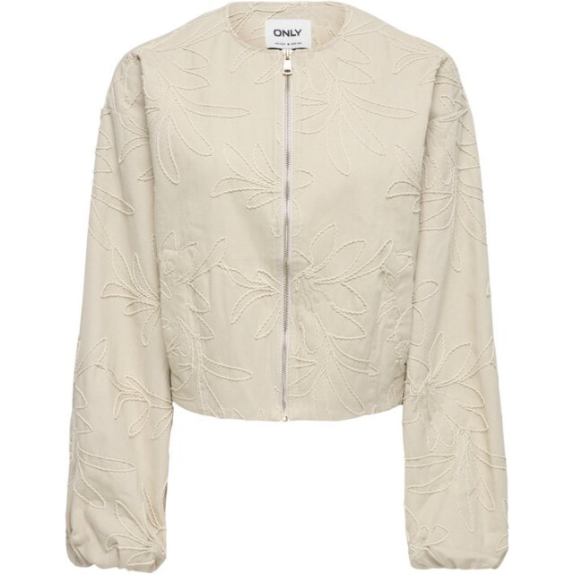 Only Onlisabella emb. bomber jacket otw ecru 4279.03.0011 large
