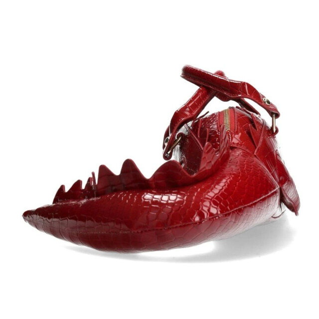 Laura Vita Sac croco rouge Sac Croco large