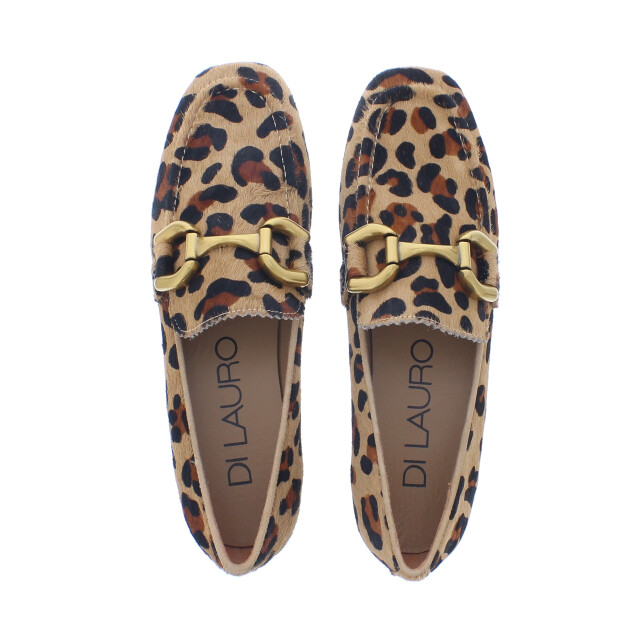 Di Lauro Loafer bit luipaardprint | maat: | kleur: | dames loafers | materiaal: pony 108619 large