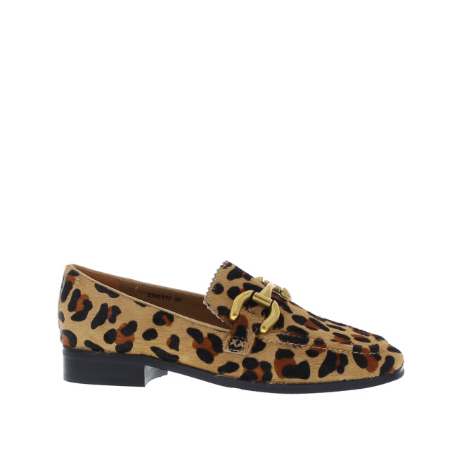 Di Lauro Loafer bit luipaardprint | maat: | kleur: | dames loafers | materiaal: pony 108619 large