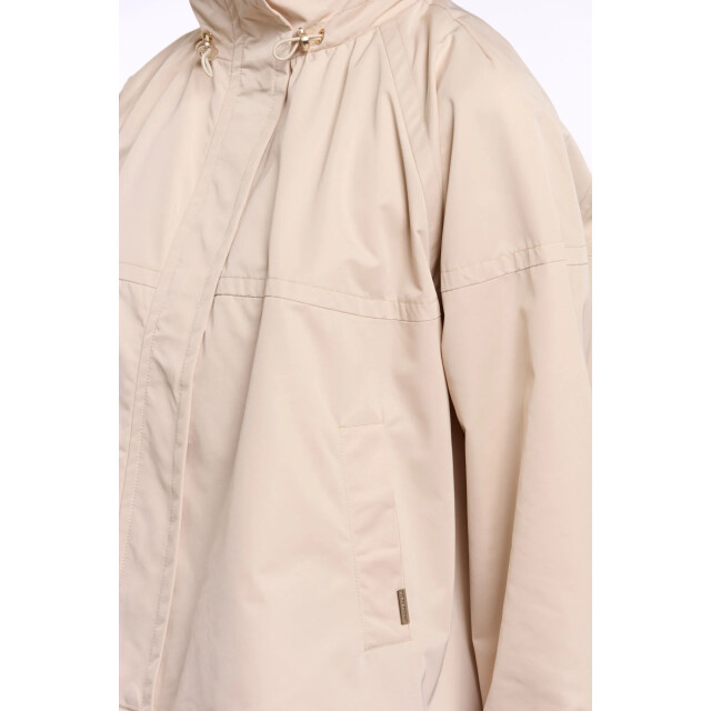 Rino & Pelle Ot.7002621 rino&pelle wide fit short jacket with high collar oat Ot.7002621 Oat large