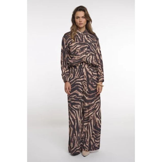 Rino & Pelle Auda.7002621 rino&pelle blouson jacket brown zebra Auda.7002621 Brown zebra large