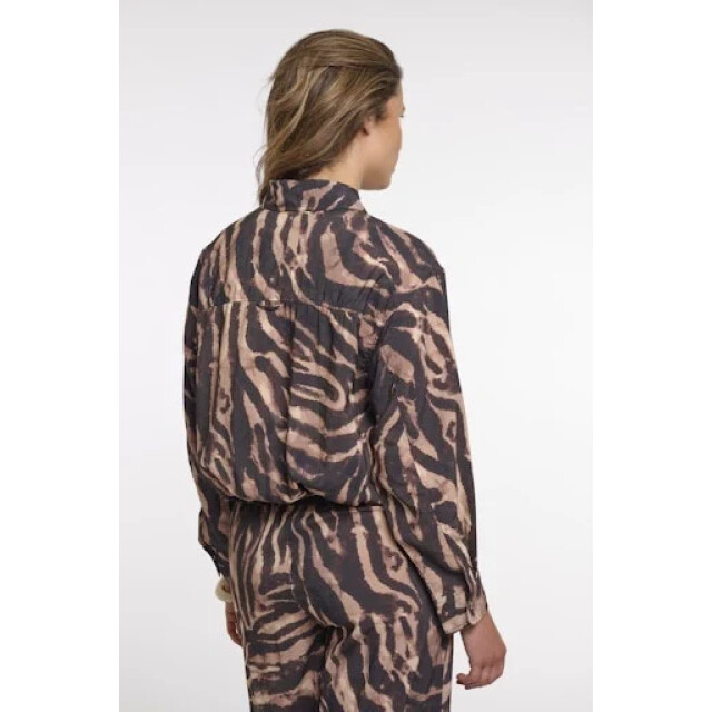 Rino & Pelle Auda.7002621 rino&pelle blouson jacket brown zebra Auda.7002621 Brown zebra large