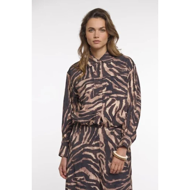 Rino & Pelle Auda.7002621 rino&pelle blouson jacket brown zebra Auda.7002621 Brown zebra large