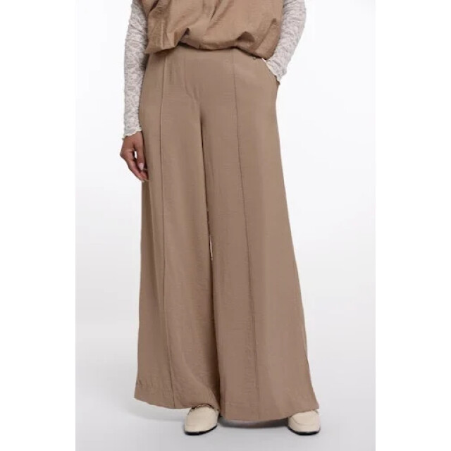 Rino & Pelle Darja regular.7002621 rino&pelle regular length wide leg pants rosy brown DarjaRegular.7002621 Rosy brown large