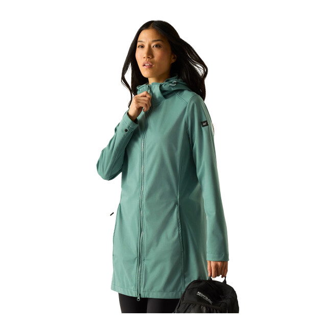 Regatta Dames carisbrooke softshell waterdichte jas UTRG12842_ivymoss large