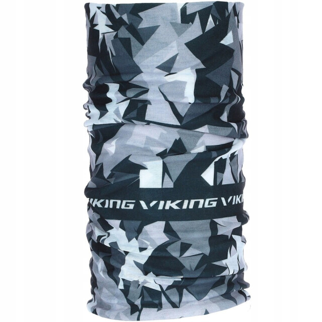 Viking Geometrische polartech bandana voor volwassenen UTPP8359_grey large