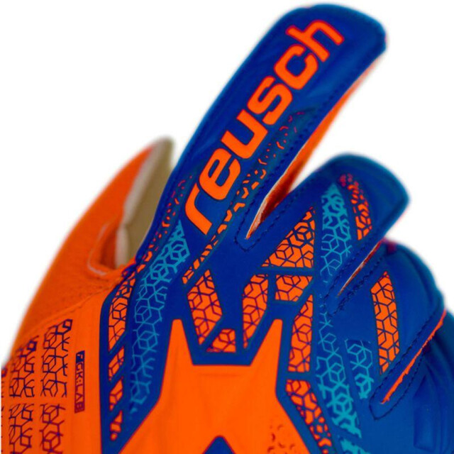 Reusch Attrakt solid keepershandschoenen voor kinderen/kinderen UTPP11666_blueorange large