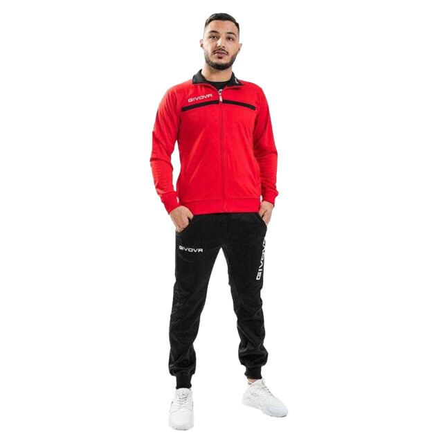 Givova Heren tuta one trainingspak UTPP10601_redblack large