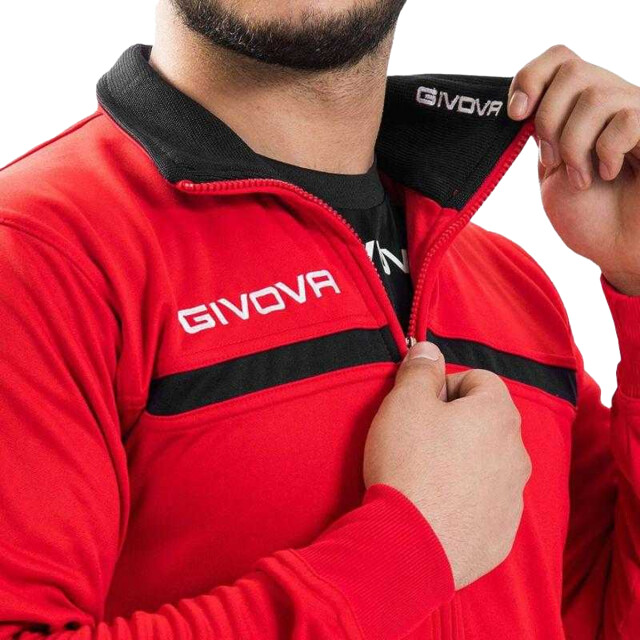 Givova Heren tuta one trainingspak UTPP10601_redblack large