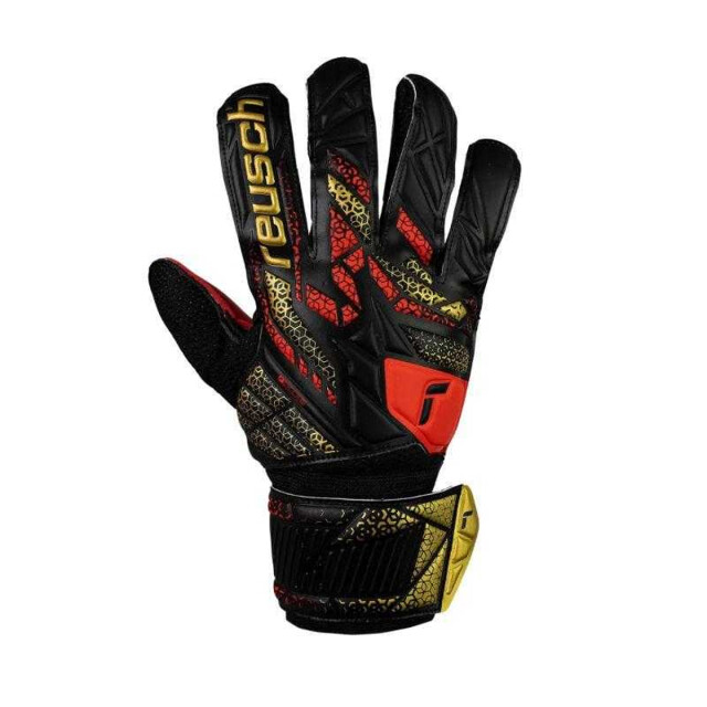 Reusch Unisex volwassen attrakt solid keepershandschoenen UTPP10732_blackred large