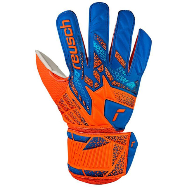 Reusch Attrakt solid keepershandschoenen voor kinderen/kinderen UTPP11666_blueorange large