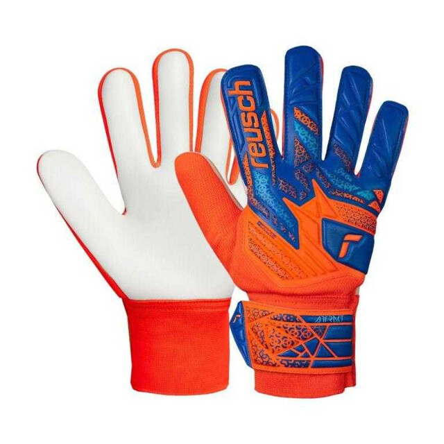 Reusch Attrakt solid keepershandschoenen voor kinderen/kinderen UTPP10684_blueorange large