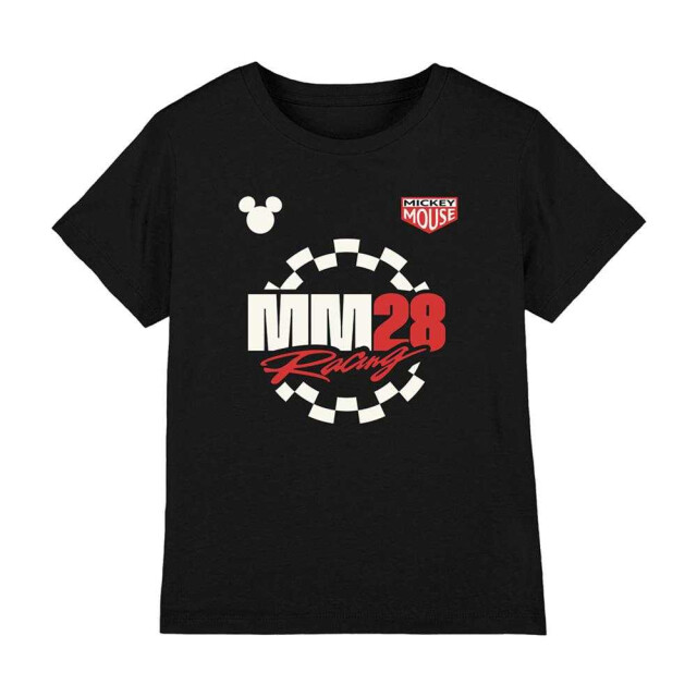Disney Racing t-shirt met geblokte badge voor kinderen UTTV30486_black large