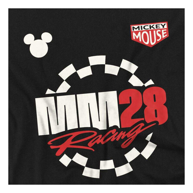 Disney Racing t-shirt met geblokte badge voor kinderen UTTV30486_black large