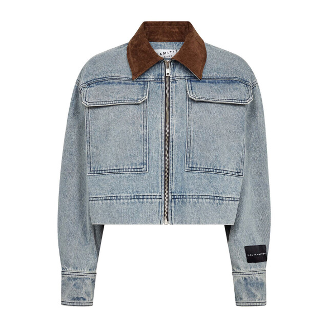 Haute L'Amitié Haute l’amitié meliza crop denim jacket 9864385462600 large