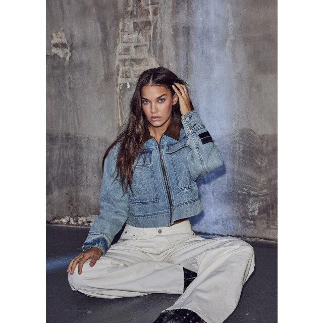 Haute L'Amitié Haute l’amitié meliza crop denim jacket 9864385462600 large