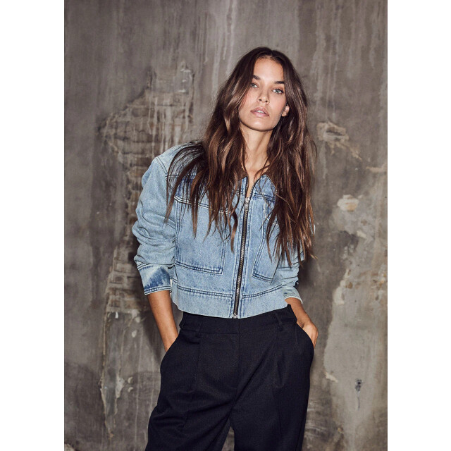 Haute L'Amitié Haute l’amitié meliza crop denim jacket 9864385462600 large