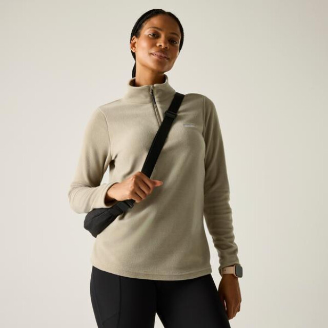 Regatta Geweldige outdoors dames sweetheart 1/4 zip fleece sweater UTRG1248_parchment large