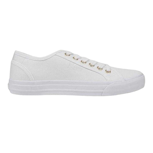 Lee Cooper Dames geborduurde logo trainers UTPP10783_white large