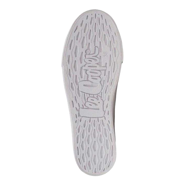 Lee Cooper Dames lace overlay trainers UTPP10778_white large