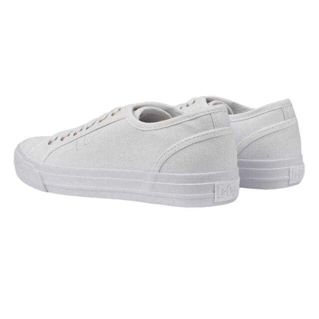 Lee Cooper Dames geborduurde logo trainers UTPP10783_white large