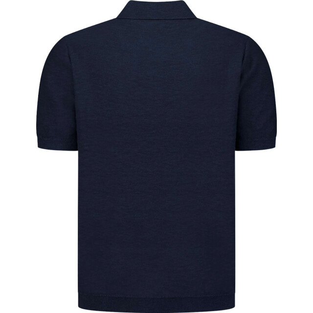 No Excess Pullover short sleeve polo slub night 31240263SN-078 large