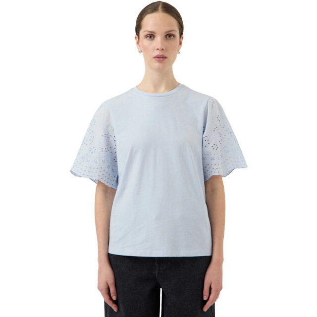 Y.A.S Yaslex ss top w. emb sleeves s. noos skyway 26033890-222150 large