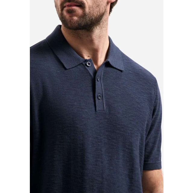 No Excess Pullover short sleeve polo slub night 31240263SN-078 large