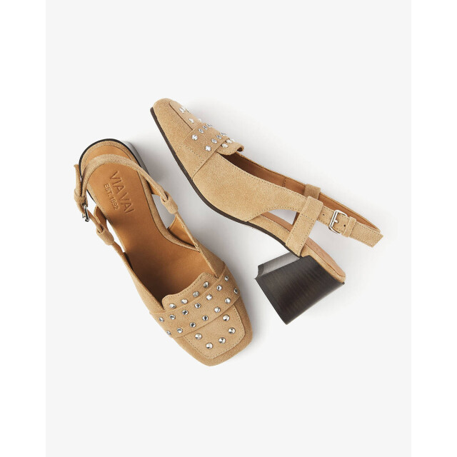 Via Vai VIA VAI Sandalen met hak 62402 LAINE JULIA Sandalen Cognac VIA VAI Sandalen met hak 62402 LAINE JULIA large