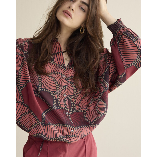 Summum blouse all over print 2s3433-12377 120 multicolour 06615.500.0049 large