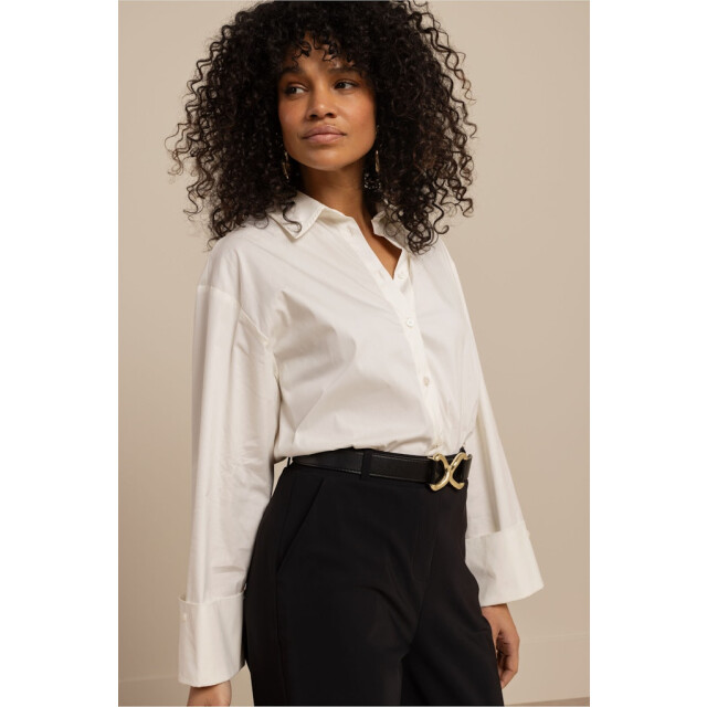 Studio Anneloes erina poplin blouse 13585 1000 white 06615.100.0294 large