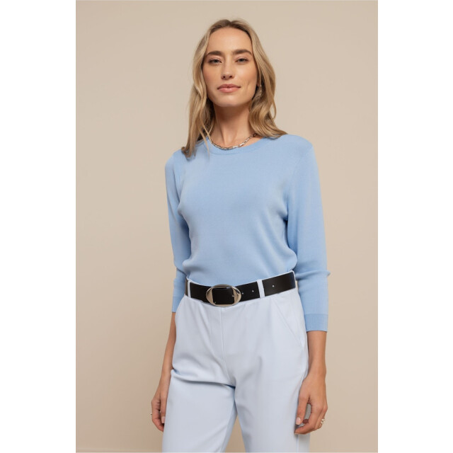 Studio Anneloes luna 3/4 slv pullover 13604 7000 pastel blue 06712.210.0043 large