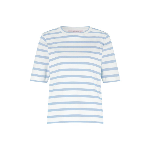 Studio Anneloes annika stripe t-shirt 13598 1170 pastel blue 06011.112.0226 large